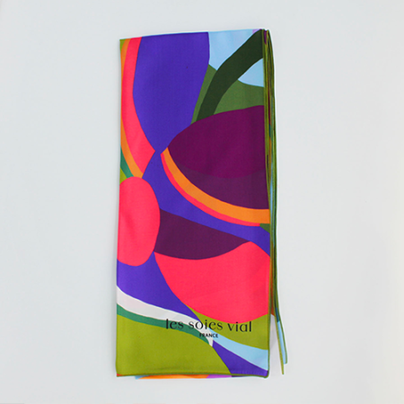 foulard en soie paloma