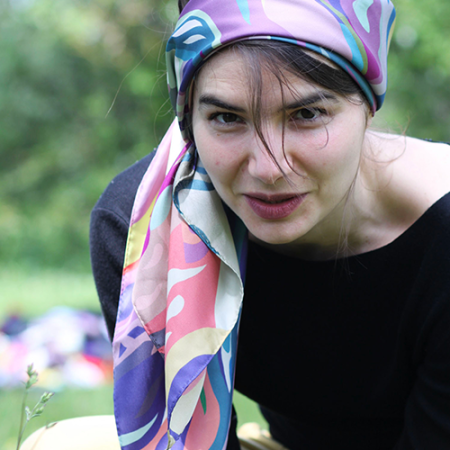 grand foulard en soie