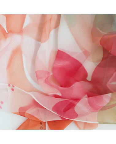 silk scarf hand painted