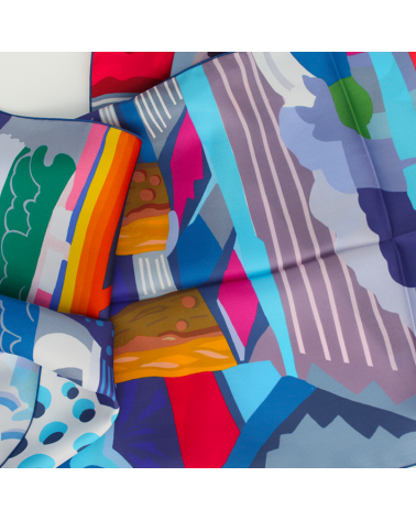 Echarpe en soie Multicolore Hadid