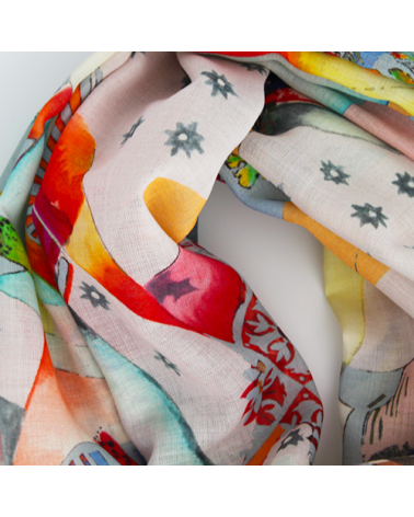 wool and silk stole