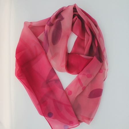 Etole rose peinte à la main