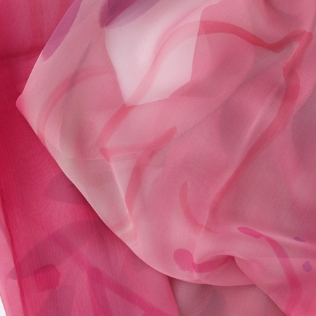 Etole rose peinte à la main