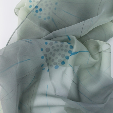 etole peint main gris beige