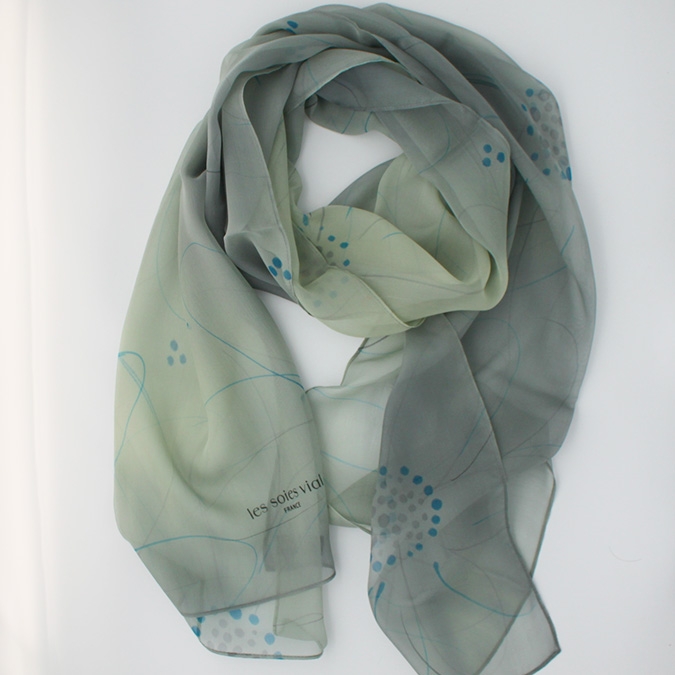 etole peint main gris beige