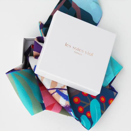 coffret cadeau bandeau de soie