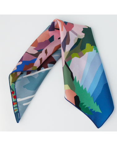 petit carré de soie ours