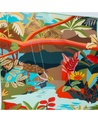 carré de soie balançoire