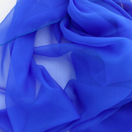 blue silk stole