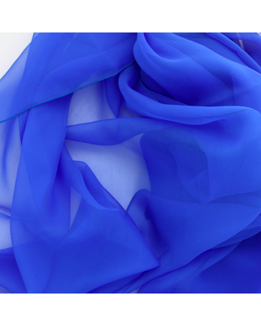 blue silk stole