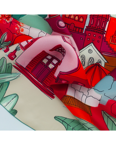 carré de soie femme Salomé