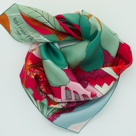 foulard en soie maisons
