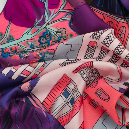 foulard en soie maisons femme