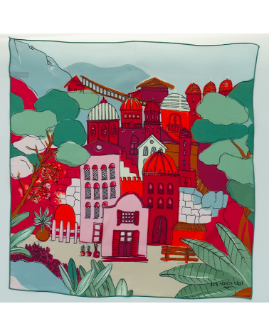 silk scarf made in france