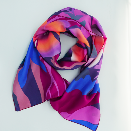 Echarpe soie Petula nuit