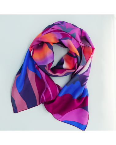 Echarpe soie Petula nuit