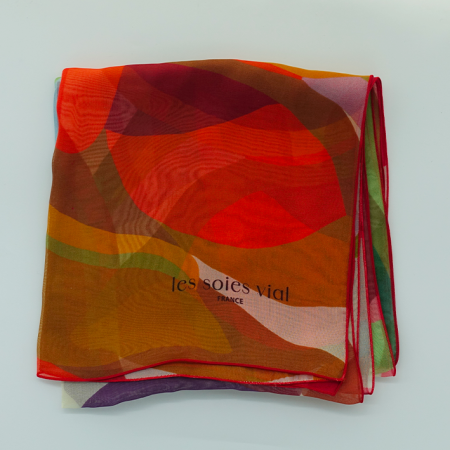 orange musseline silk stole