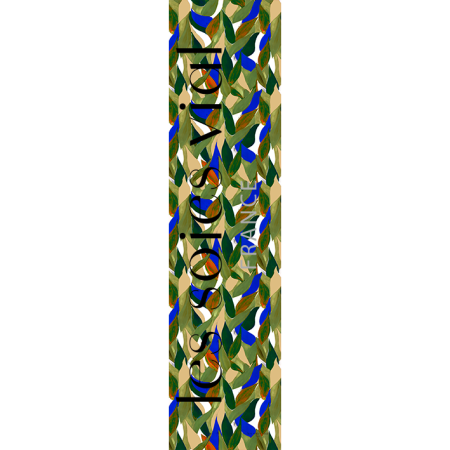 100% Silk Khaki Green Chiffon Shawl