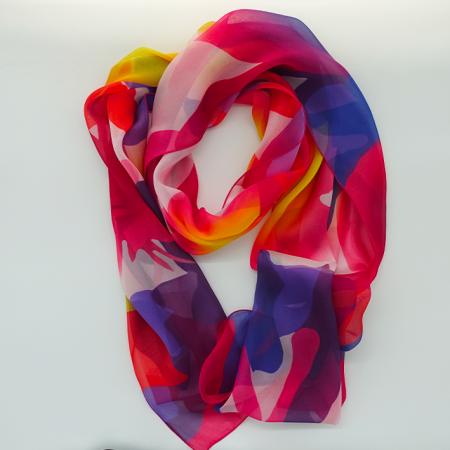 etole mousseline rose Petula