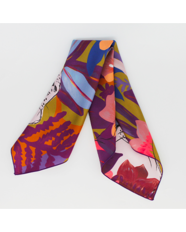 panthers, little silk scarves