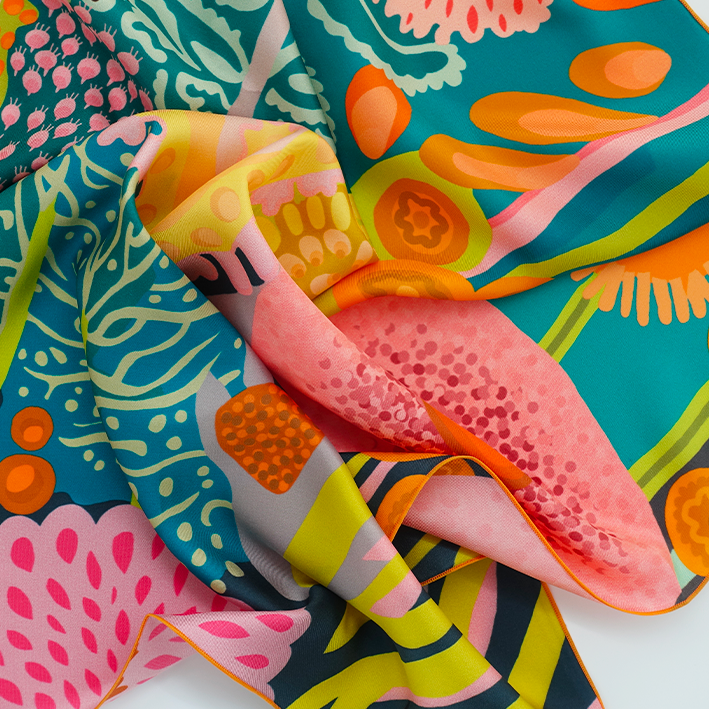 foulard femme fabriqué en France